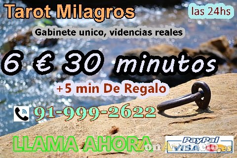 Videncia  espiritual a 30 +5 minutos gratis a 6 euros